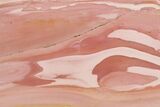 Polished Pink Opal Slab - Western Australia #152108-1